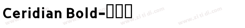 Ceridian Bold字体转换